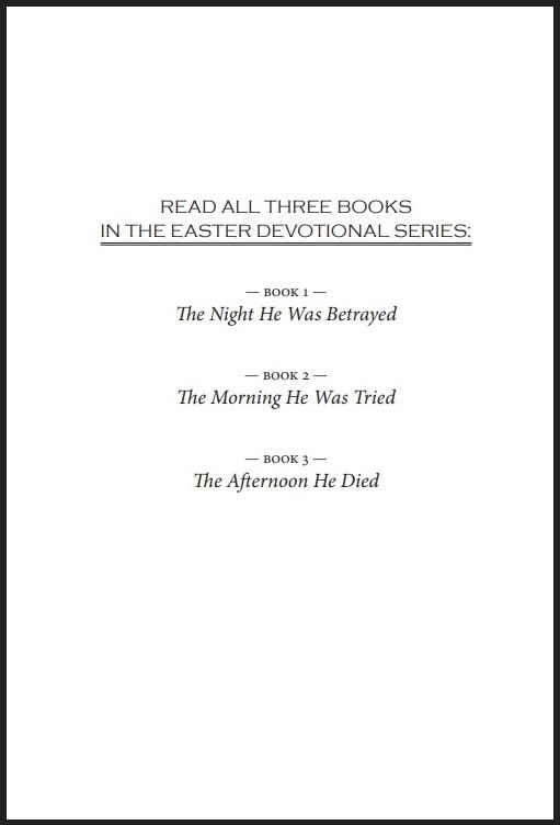 Promote nonfiction Easter devotional book series